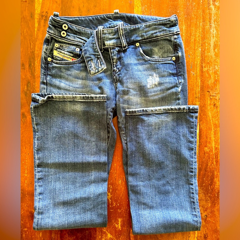 Vintage Diesel Jeans | Distressed | Low Rise | Boot Cut | Women 27”